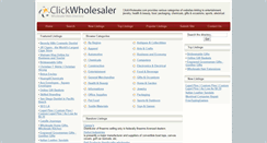 Desktop Screenshot of clickwholesaler.com
